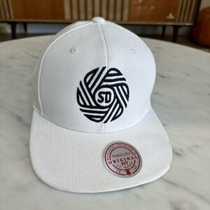 San Diego FC Mitchell & Ness White Baseball Cap with Black Logo